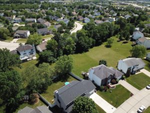 Single-family and multi-family houses